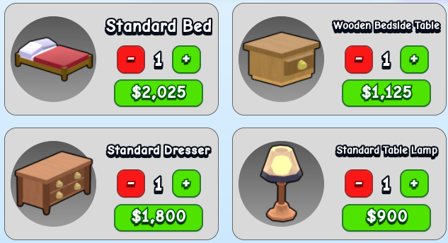 Bedroom furniture screenshot 1